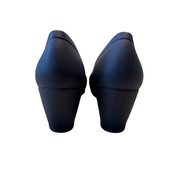 Crocs Lina Wedge Pumps Shoes Women's Size 8 Blue Comfort Slip On Heels Shoes - Picture 3 of 12